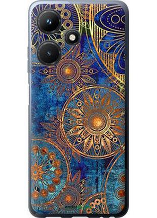 Чехол на infinix hot 30i золотой узор "678u-3045-2448"