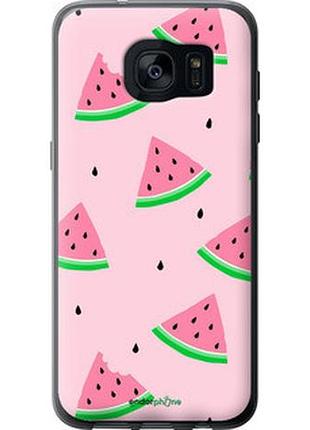 Чехол на samsung galaxy s7 edge g935f розовый арбуз "4314u-257-2448"