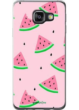 Чехол на samsung galaxy a3 (2016) a310f розовый арбуз "4314t-159-2448"