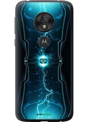 Чехол на motorola moto g7 play молнии в цилиндре "120u-1656-2448"