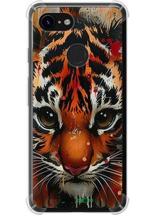 Чехол на google pixel 3 mini tiger "6052sp-1528-2448"