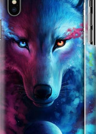 Чехол на iphone xs арт-волк "3999m-1583-2448"