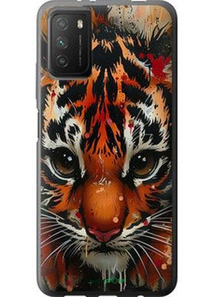 Чехол на xiaomi poco m3 mini tiger "6052u-2200-2448"