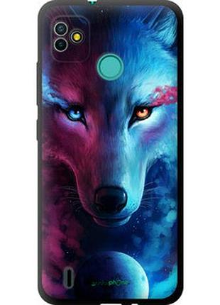 Чехол на tecno pop 5 bd2p арт-волк "3999b-2412-2448"