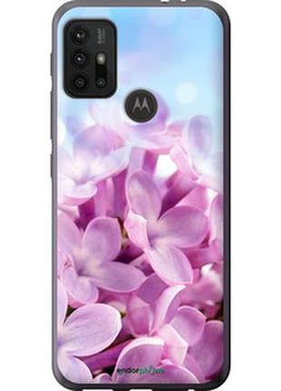 Чехол на motorola moto g10 сирень "527u-2319-2448"