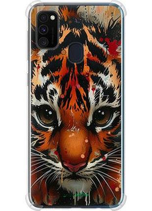Чехол на samsung galaxy m21 m215f mini tiger "6052sp-2016-2448"