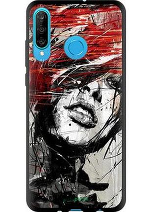 Чохол на huawei p30 lite обличчя дівчини "1162b-1651-2448"