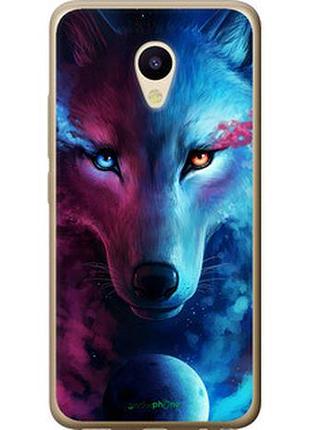 Чохол на meizu m5 арт-вовк "3999u-420-2448"