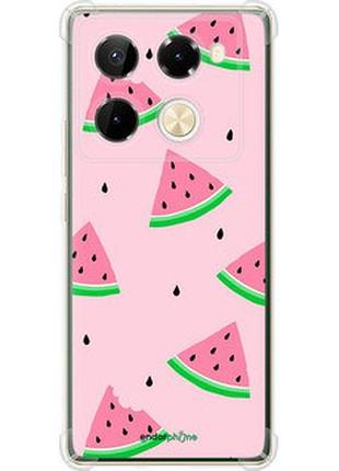 Чехол на infinix note 40 pro 5g розовый арбуз "4314sp-3690-2448"