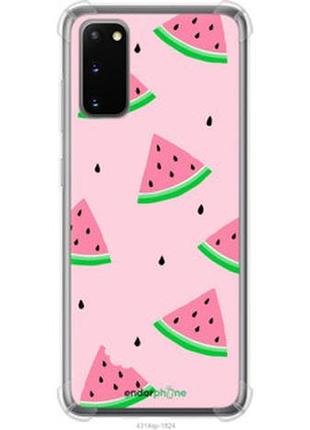 Чехол на samsung galaxy s20 розовый арбуз "4314sp-1824-2448"