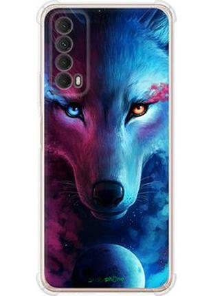 Чехол на huawei p smart 2021 арт-волк "3999sp-2100-2448"