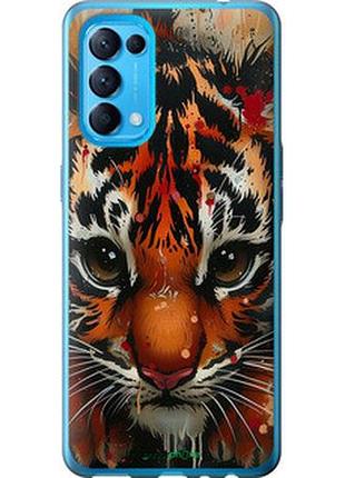 Чехол на oppo reno5 mini tiger "6052u-2206-2448"