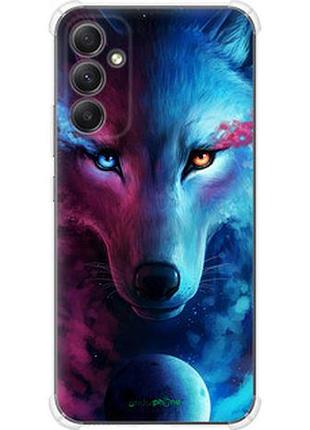 Чехол на samsung galaxy a34 a346e арт-волк "3999sp-2936-2448"