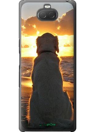 Чохол на sony xperia 10 i4113 захід і собака "3966t-1688-2448"