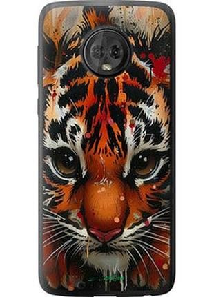 Чехол на motorola moto g6 mini tiger "6052u-982-2448"