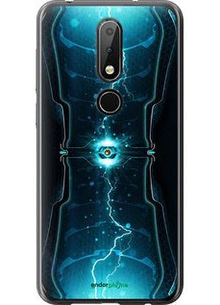 Чехол на nokia 6.1 plus молнии в цилиндре "120u-1539-2448"