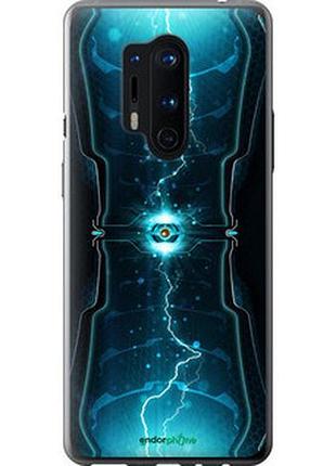 Чехол на oneplus 8 pro молнии в цилиндре "120t-1896-2448"