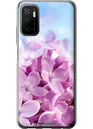 Чехол на xiaomi poco m3 pro сирень "527u-2369-2448"