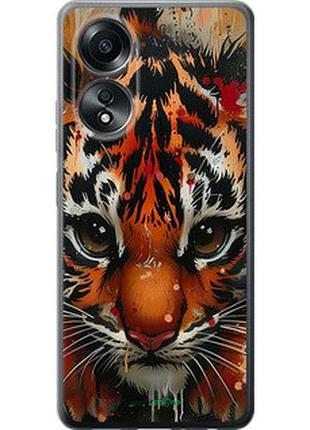Чехол на oppo a58 4g mini tiger "6052u-3184-2448"