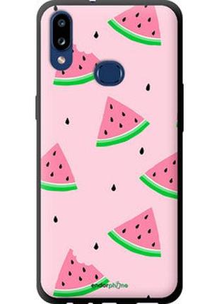 Чехол на samsung galaxy a10s a107f розовый арбуз "4314b-1776-2448"