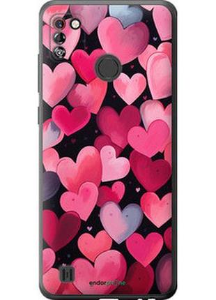 Чехол на tecno pop 4 pro bc3 сердечки 4 "5662u-2444-2448"