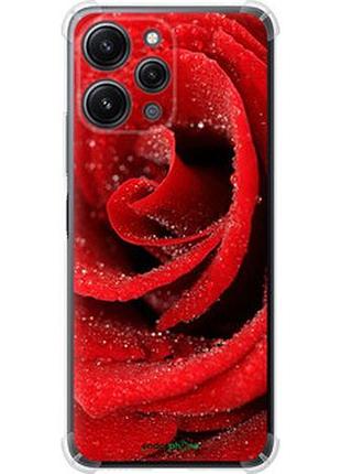 Чехол на xiaomi redmi 12 красная роза "529sp-3114-2448"