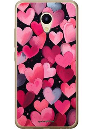 Чехол на meizu m5 сердечки 4 "5662t-420-2448"