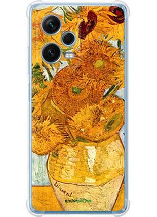Чехол на xiaomi redmi note 12 pro+ 5g винсент ван гог. подсолнухи "162sp-3612-2448"