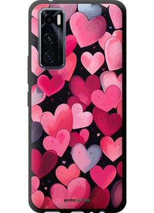 Чехол на vivo v20 se сердечки 4 "5662b-2128-2448"