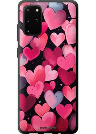 Чехол на samsung galaxy s20 plus сердечки 4 "5662b-1822-2448"