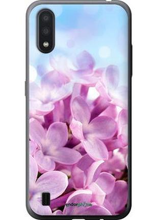 Чехол на samsung galaxy a01 a015f сирень "527t-1842-2448"