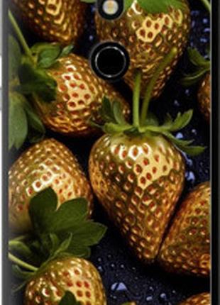 Чехол на nokia 7 золотая клубника "5637u-1367-2448"