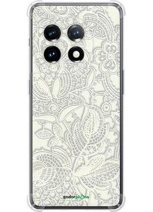 Чехол на oneplus 11 белое кружево "4383sp-2940-2448"