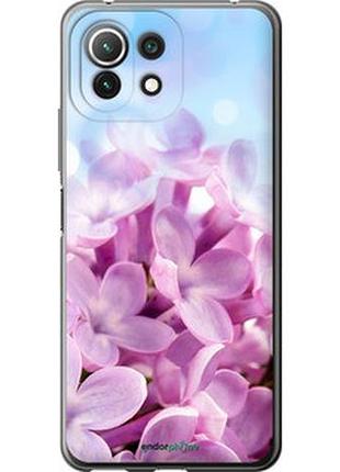 Чехол на xiaomi mi 11 lite сирень "527u-2281-2448"