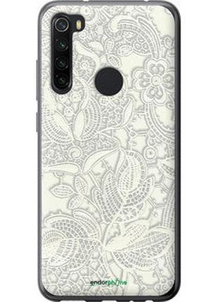 Чохол на xiaomi redmi note 8 біле мереживо "4383t-1787-2448"