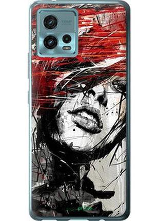 Чехол на motorola g72 лицо девушки "1162u-2859-2448"