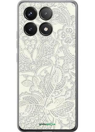Чохол на xiaomi redmi k70 pro біле мереживо "4383u-3800-2448"