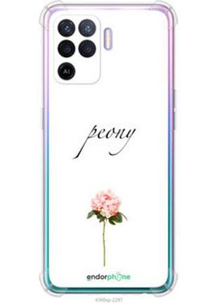 Чехол на oppo reno5 lite пион "4366sp-2312-2448"