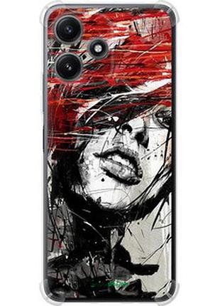 Чохол на xiaomi redmi note 12r обличчя дівчини "1162sp-3860-2448"