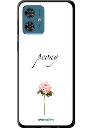 Чехол на motorola moto g54 пион "4366b-3339-2448"