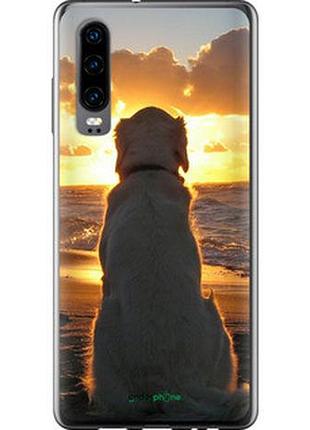 Чохол на huawei p30 захід і собака "3966u-1622-2448"