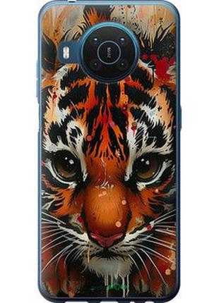 Чехол на nokia x20 mini tiger "6052u-2532-2448"