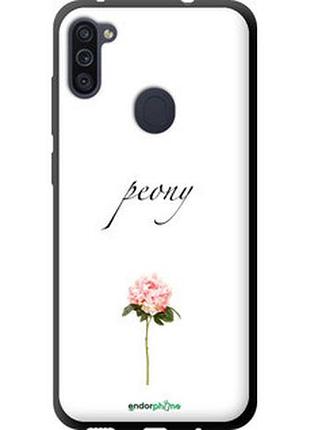 Чехол на samsung galaxy m11 m115f пион "4366b-1905-2448"