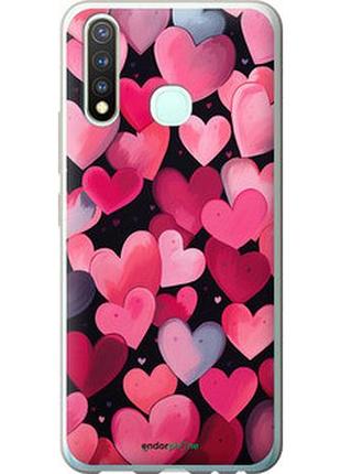 Чехол на vivo y19 сердечки 4 "5662u-630-2448"