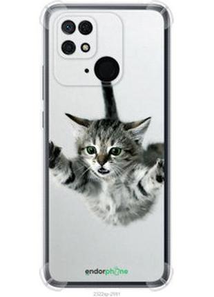 Чохол на xiaomi redmi 10c летючий кошенят "2322sp-2591-2448"