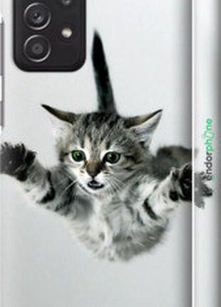 Чохол на samsung galaxy a52 летючий кошенят "2322m-2251-2448"