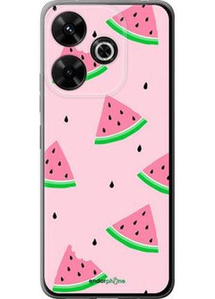 Чехол на xiaomi redmi note 13r 5g розовый арбуз "4314u-3797-2448"