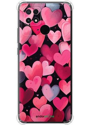Чехол на xiaomi poco c40 сердечки 4 "5662sp-2701-2448"