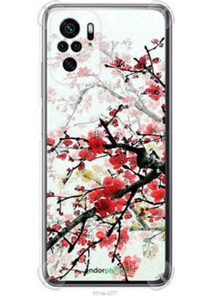 Чехол на xiaomi redmi note 10 цветущий куст "831sp-2277-2448"