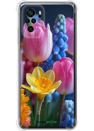 Чехол на xiaomi redmi note 10 весенние цветы "6058sp-2277-2448"